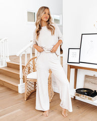 Beauty Sleep Relaxed Knit Top - Oatmeal