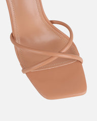 Cairo Nude Heeled Sandals
