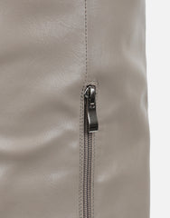 Miguel Mushroom Knee High Heeled Boots