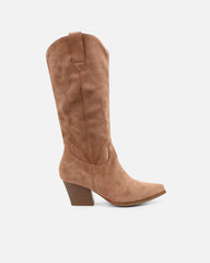 Carter Tan Western Cowboy Boots