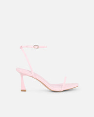 Yesmina Pink Heeled Sandals