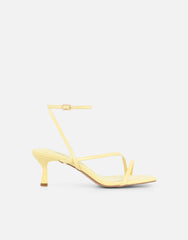 Kristan Yellow Heeled Sandals