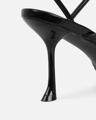 Kaleah Black Heeled Sandals