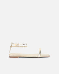 Shanaya Gold Metallic Chain Sandals
