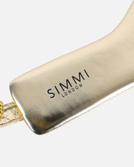 Shanaya Gold Metallic Chain Sandals