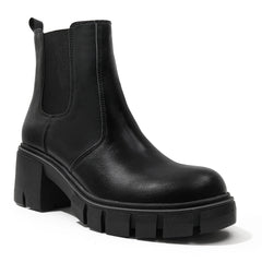 Faux Suede Zipper Boots