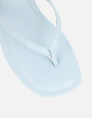 Kima Blue Flat Sandals