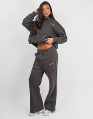 Maeve Simmi Studios Essentials Hoodie in Slate