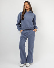 Maisy Simmi Studios Essentials Hoodie In Blue