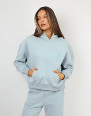 Mykonos Simmi Studios SL Sport Hoodie In Baby Blue