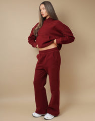 Ava Simmi Studios Essentials Hoodie in Burgundy