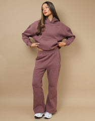 Maia Simmi Studios Essentials Joggers In Mauve