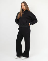 Maeve Simmi Studios Essentials Hoodie in Black