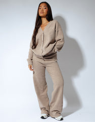 Alma Simmi studios soft touch cardigan in oatmeal