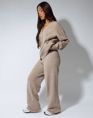 Alma Simmi studios soft touch cardigan in oatmeal