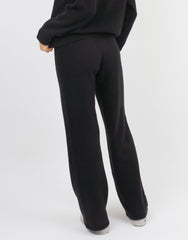 Eve simmi studios soft touch wide leg trousers in black