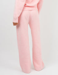 Romy Simmi Studios Chunky Knit Trousers In Pink