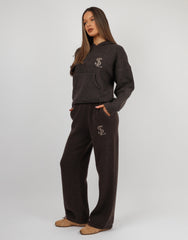 Mari Simmi Studios Knitted Hoodie In Teddy