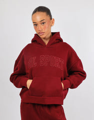 Mykonos Simmi Studios SL Sport Hoodie In Burgundy