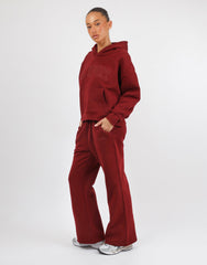 Myla Simmi Studios SL Sport Flared Joggers in Burgundy