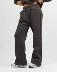 Maddie Simmi Studios Essentials Flared Joggers in Dark Grey