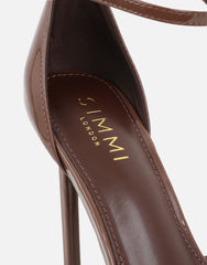 Erika Mocha Patent Court Shoes