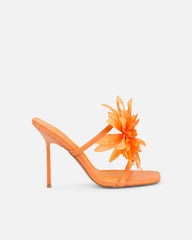 Vaughan Orange Flower Detail Mules