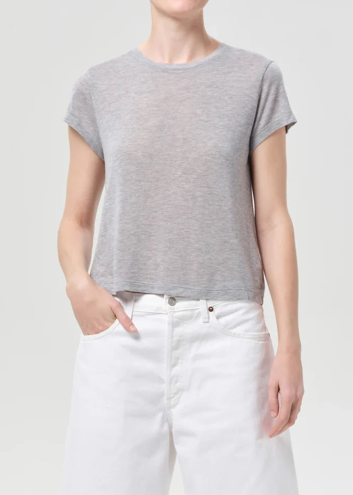 Adine Tee in Heather Grey