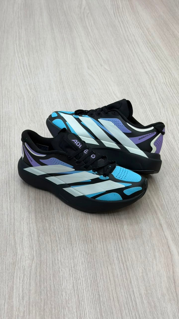 ADIDAS ADIZERO NEGRO MORADO AZUL