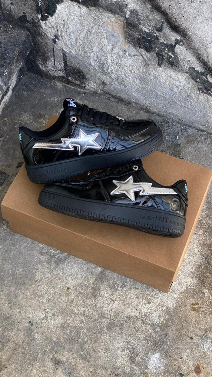 AF1 BAPE NEGRO PLATA