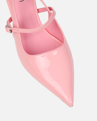 Airlea Pink Patent Sling Back Court Shoes
