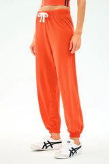 Andie Oversized Fleece Sweatpant in Valencia