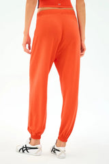 Andie Oversized Fleece Sweatpant in Valencia