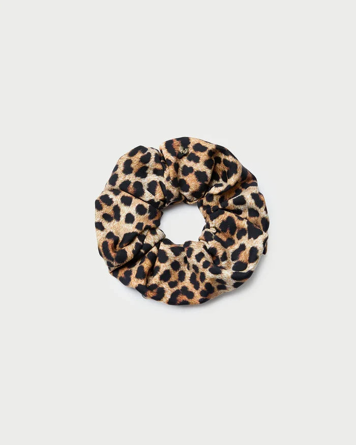 Astrid Oversized Scrunchie in Leopard