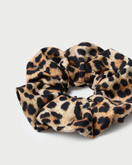 Astrid Oversized Scrunchie in Leopard