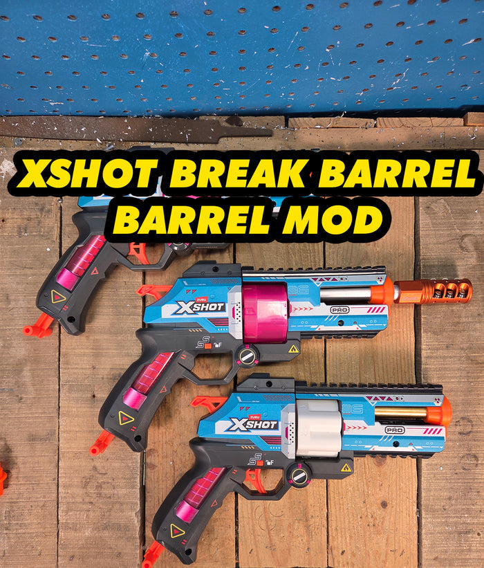 Barrel Mod XShot Break Barrel Nerf Blaster