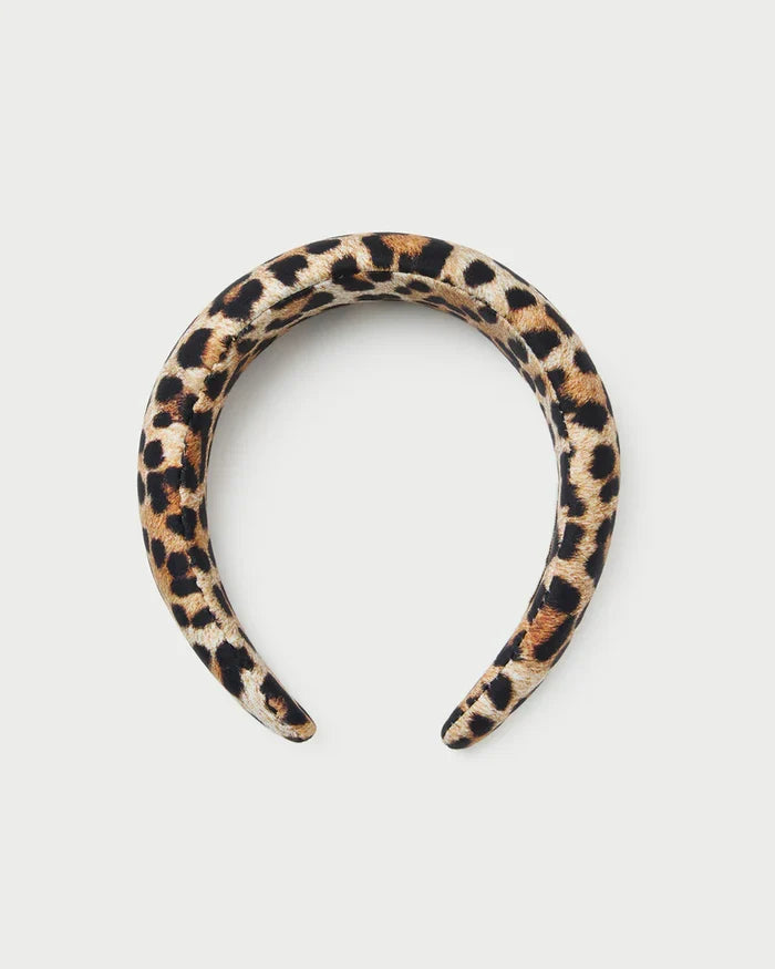 Bellamy Leopard Jersey Headband