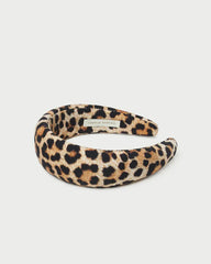 Bellamy Leopard Jersey Headband