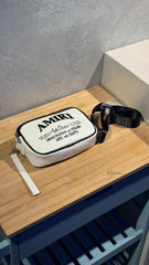 BOLSO CARRIEL MULTIMARCA AMIRI LETRA NEGRA