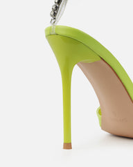 Romee Green Diamante Chain Stiletto Heels