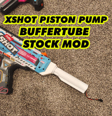 Buffer Tube MOD - XShot Piston Pump Toy Blaster