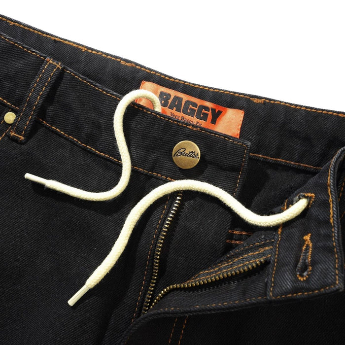 Butter Goods Baggy Denim Jeans Black Washed