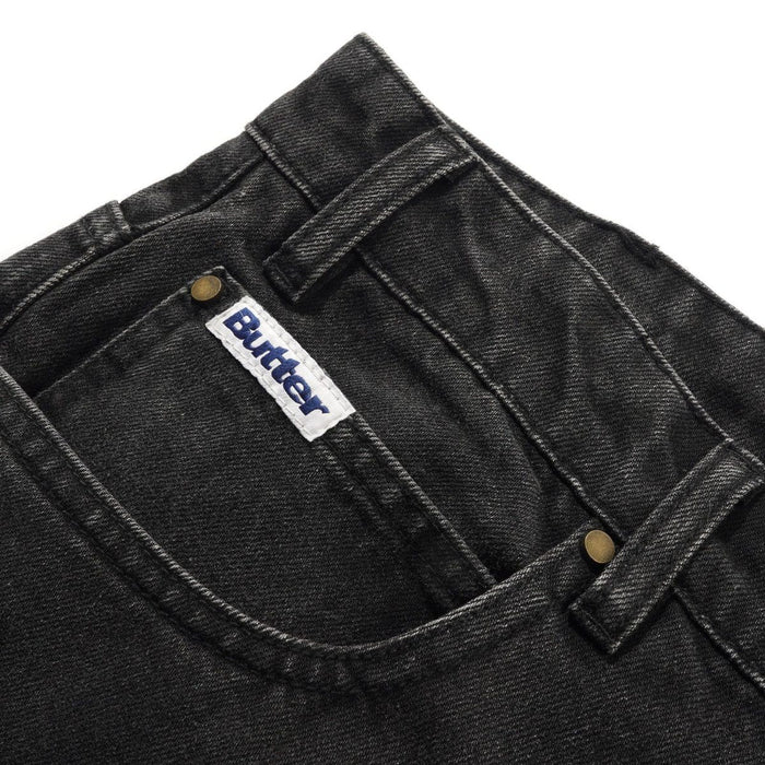 Butter Goods Spike Denim Jeans Faded Black