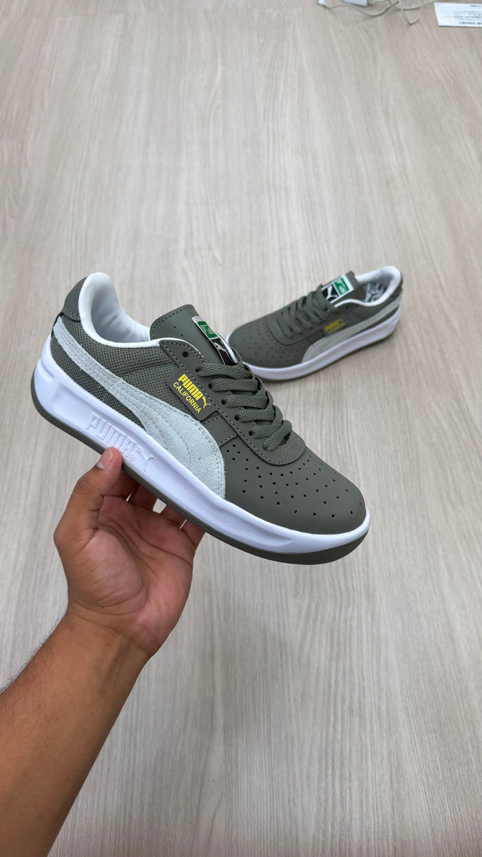 PUMA CALIFORNIA GRIS BLANCO