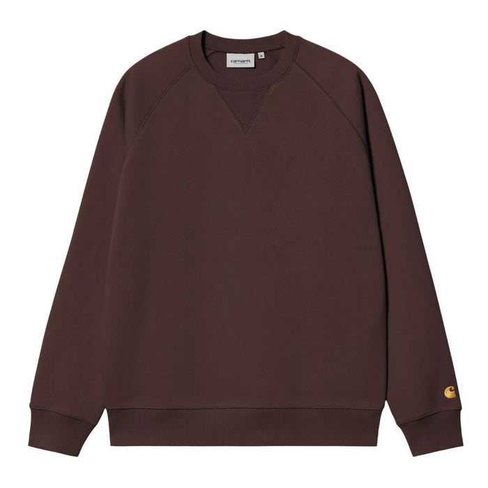 Carhartt WIP Chase Crewneck Palisander Gold