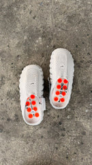 CHANCLA NIKE MIND 001 GRIS NARANJA
