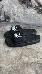 CHANCLAS PUMA CLASICA NEGRO BLANCO
