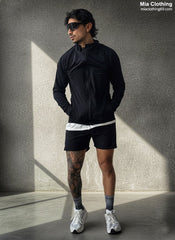 Chaqueta deportiva en licra