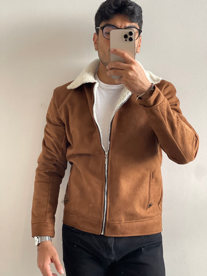 CHAQUETA GAMUZA PELUCHE