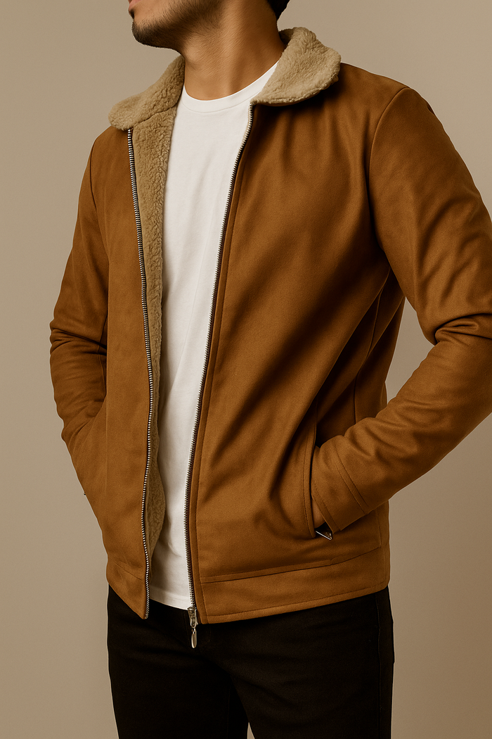 CHAQUETA GAMUZA PELUCHE